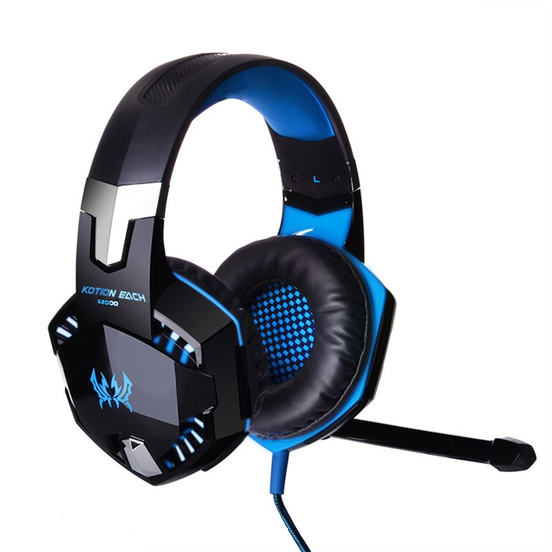 High quality wried computer 3.5mm custom logo g2000 rgb headphone camouflage wit