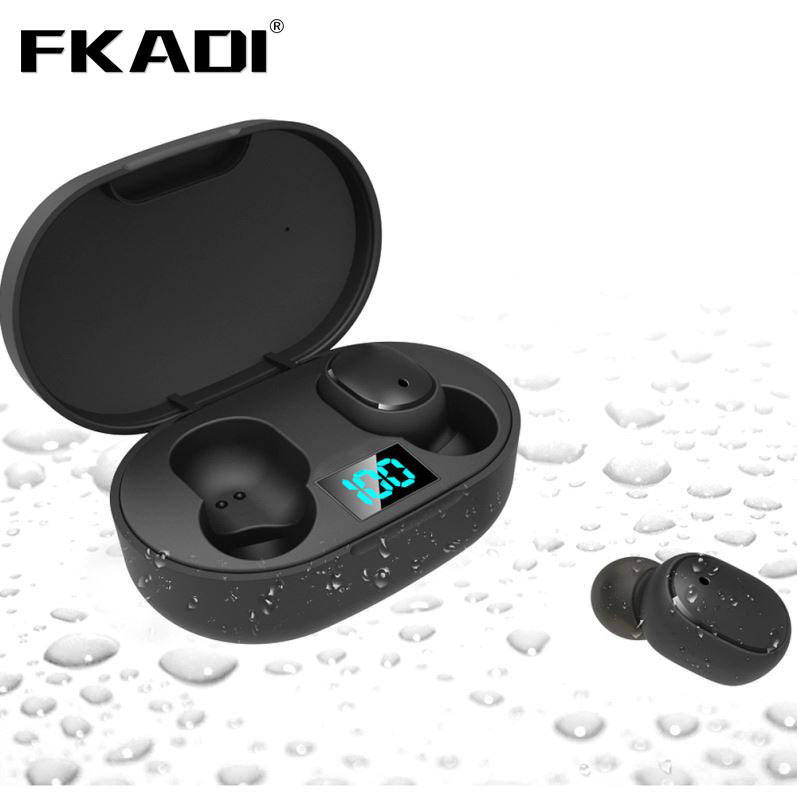 2024 top Waterproof Earbuds E6s TWS V5.0 sport wireless BT earphone with Double 