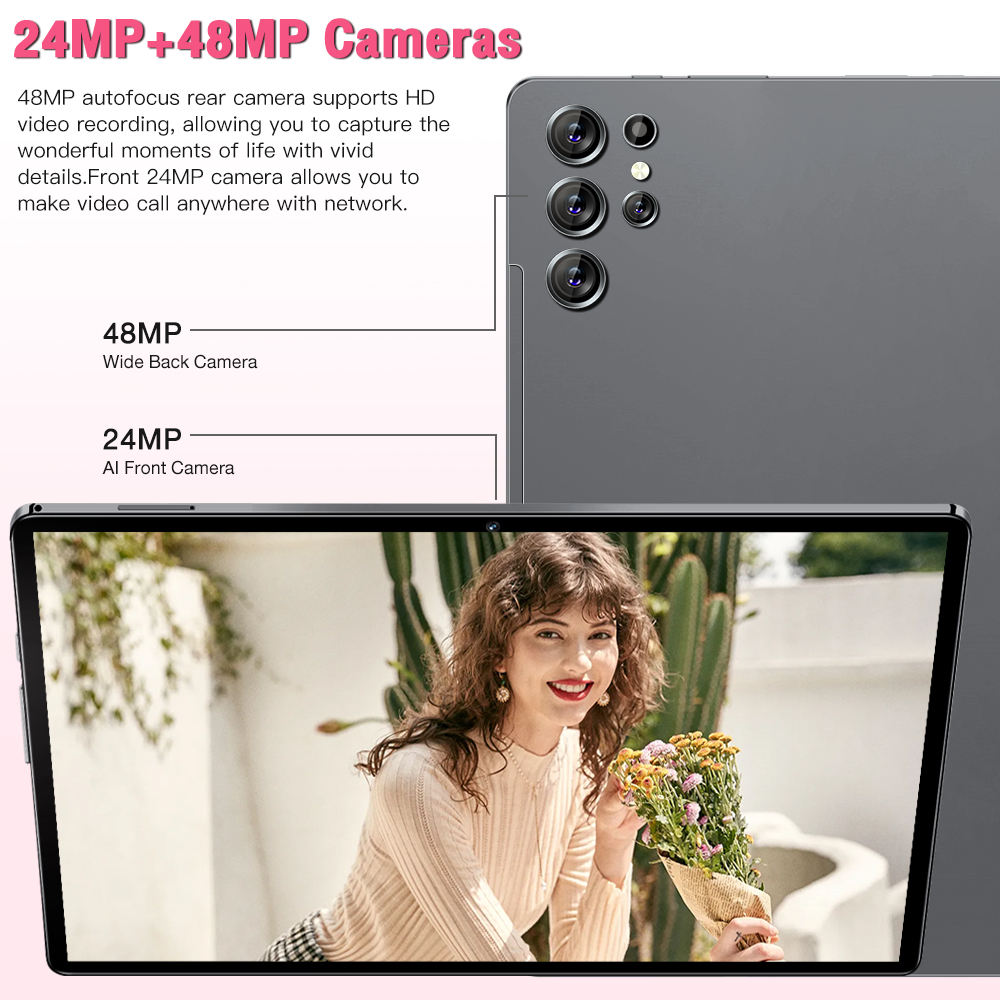 Spot Goods 12inch Tab Ultra pc tablet 16+512GB price tablet 24MP+48MP kids andro