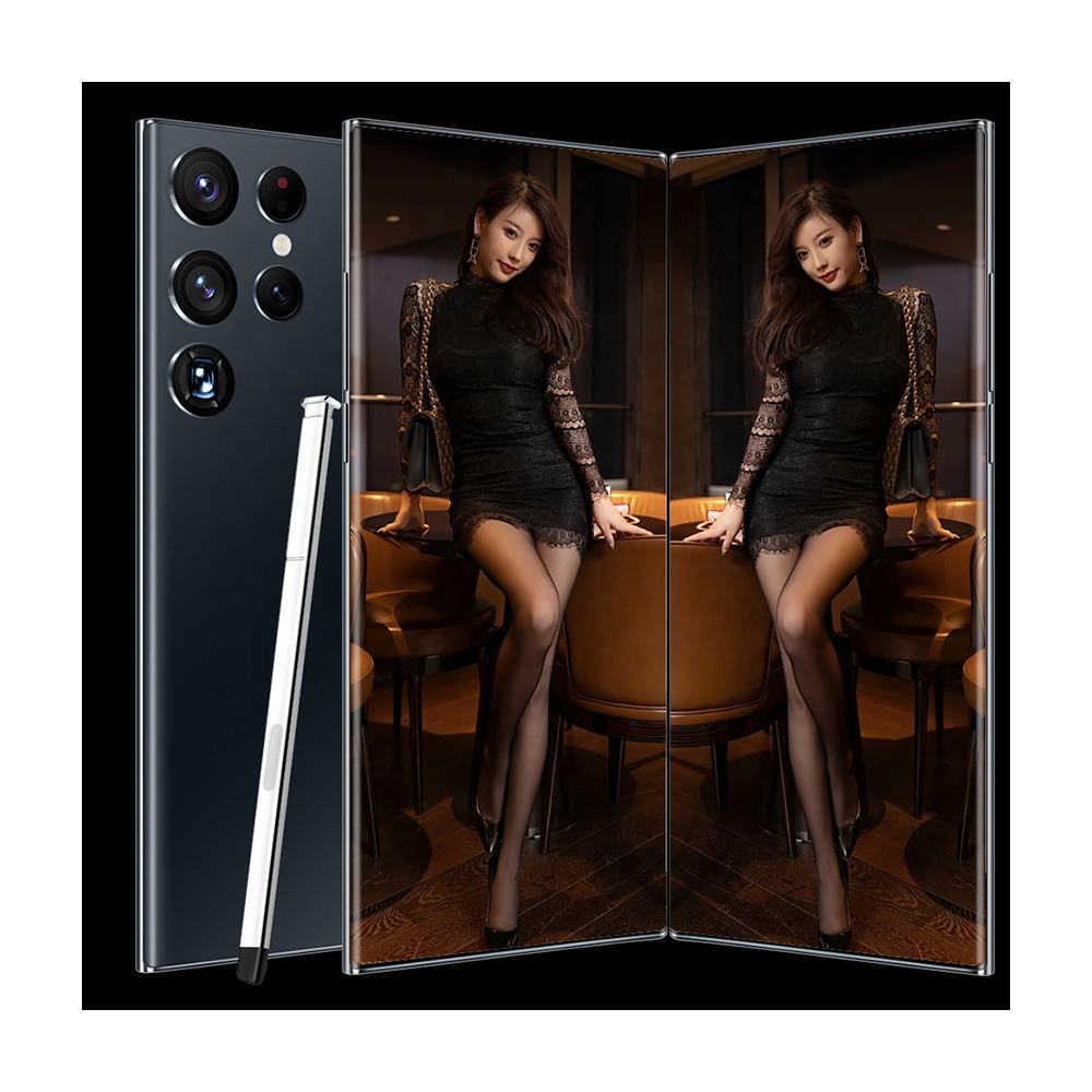 Hot Sale 6.8 Inch With 8GB+256GB face unlock Cell Phones Smartphones Built-in st